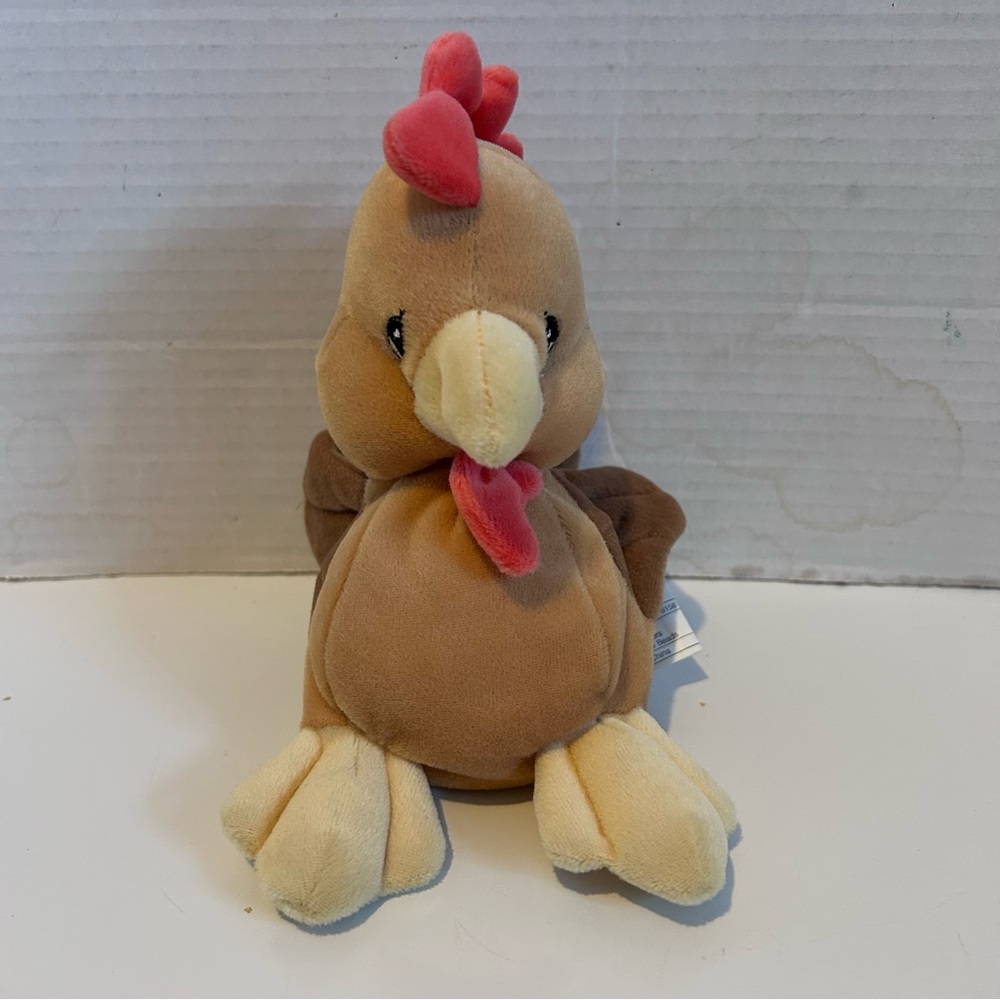 Vtg Precious Moments Enesco Tender Tails CHICKEN Beanie Plush Beanbag Stuffy